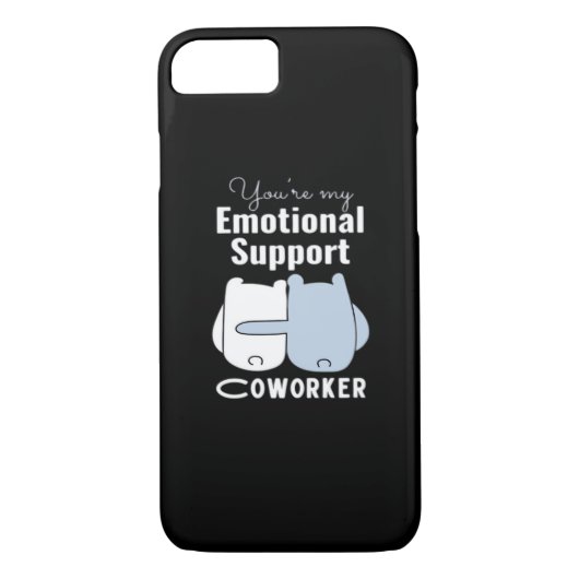 Emotionale Hilfe Coworker Funny Zitat Case-Mate iPhone Hülle (Rückseite)