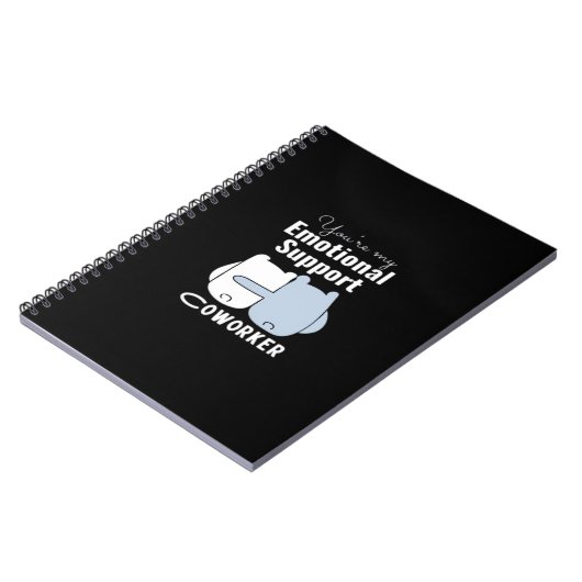 Emotionale Hilfe Coworker Funny Zitat Notizblock (Linke Seite)
