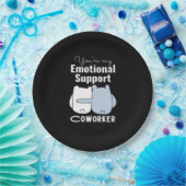 Emotionale Hilfe Coworker Funny Zitat Pappteller (Party)