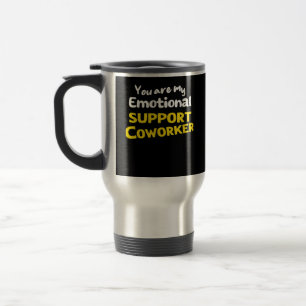 Emotionale Hilfe Coworker Viral Meme Reisebecher