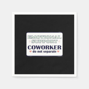 Emotionale Hilfe Coworker work Bestie Anstellung E Serviette