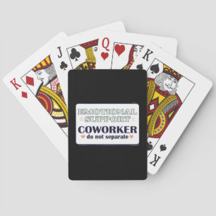 Emotionale Hilfe Coworker work Bestie Anstellung E Spielkarten