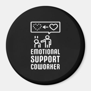 Emotionale Hilfe für Text und grafische Gestaltung Magnet