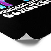 Emotionale Hilfe Mitarbeiter Classic - Arbeitsschw Poster (Ecke)