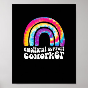 Emotionale Hilfe Mitarbeiter Classic - Arbeitsschw Poster