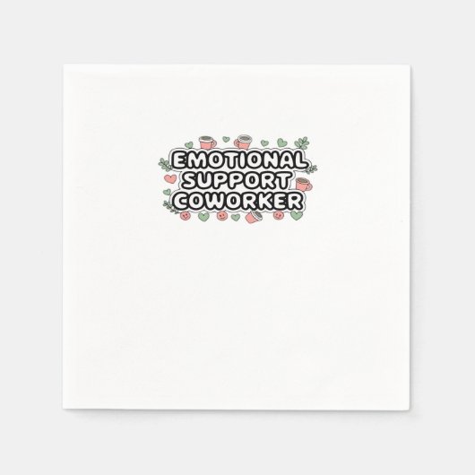 Emotionale Hilfe Mitarbeiter Classic V2 Classic Serviette (Vorderseite)