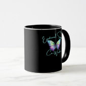 Emotionale Hilfe Schmetterlingsklassiker Tasse (VorderseiteRechts)