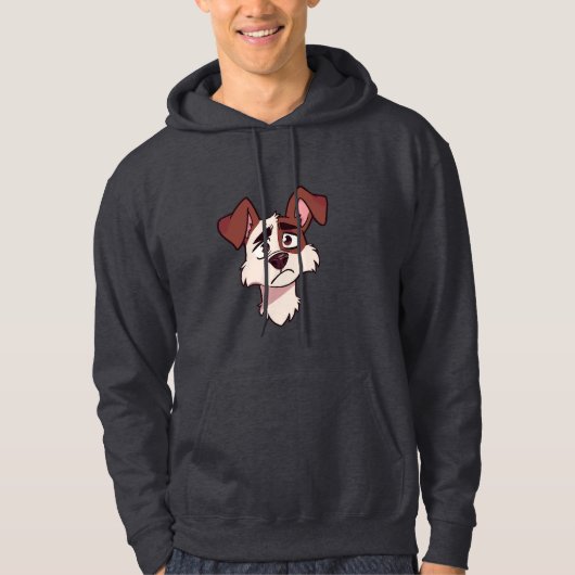 Emotionale Hund-Illustration Kapuzenpullover Hoodie (Vorderseite)