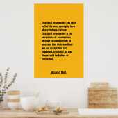 Emotionale Invalidierung wurde gerufen ... Poster (Küche)