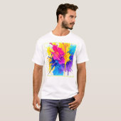 Emotionale Kolorsionskunst T-Shirt (Vorne ganz)