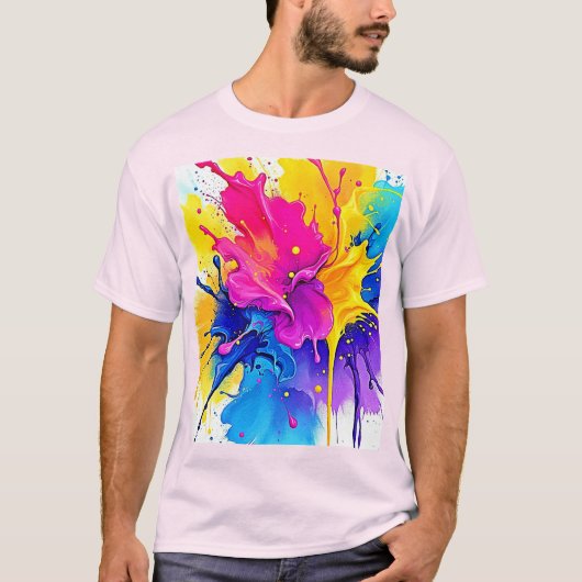 Emotionale Kolorsionskunst T-Shirt (Vorderseite)