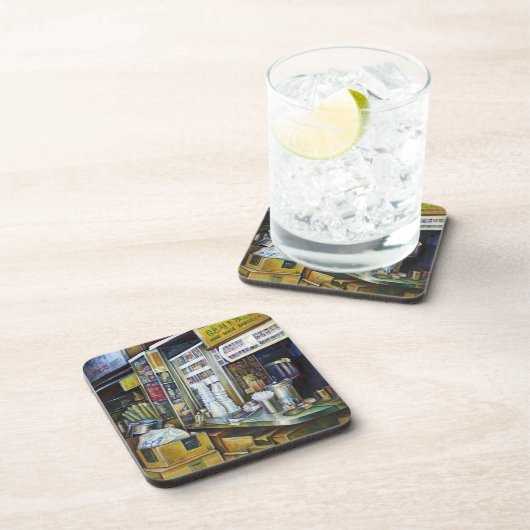 Emotionale Kräfte des Lichts Getränkeuntersetzer (Rechte Seite)