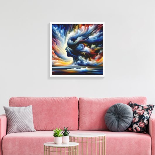 Emotionale Landschaft Leinwanddruck (Insitu (Wohnzimmer))