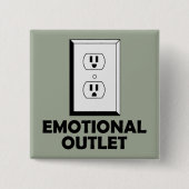 Emotionale Outlet Funny Button Abzeichen Button (Vorderseite)