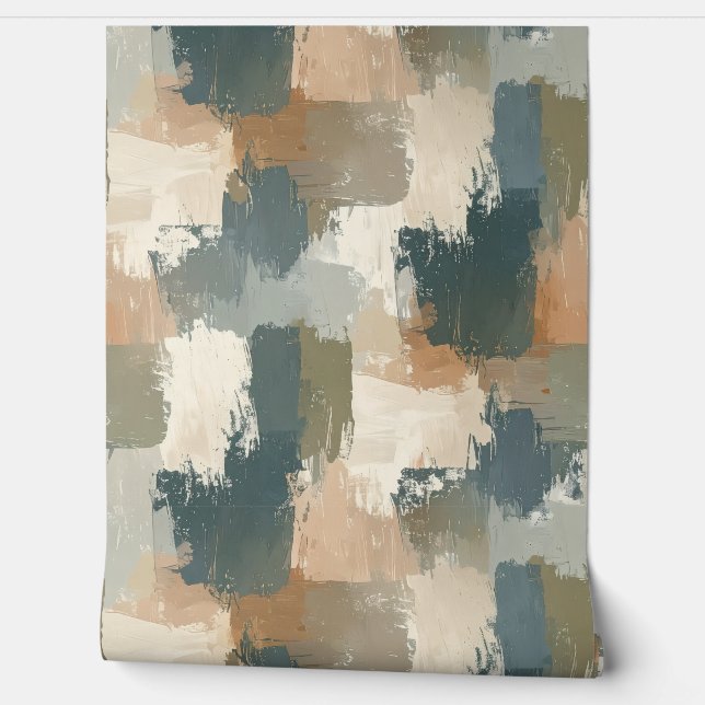 Emotionale Pinselstruktur Tapete  (Abrollen)