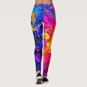 Emotionale Reise durch Kunst Leggings (Rückseite)