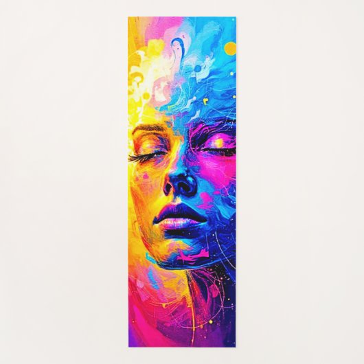Emotionale Reise durch Kunst Yogamatte (Vorderseite)