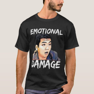 Emotionale Schäden sarkastische Meme Der asiatisch T-Shirt