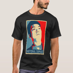 Emotionale Schadens-Meme Asiatischer Typ sarkastis T-Shirt