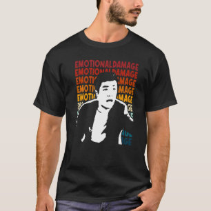 emotionale Schädigung Meme-Text wiederholt asiatis T-Shirt