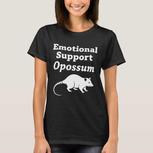 Emotionale Stütz-Opossum T-Shirt (Vorderseite)