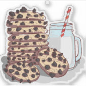 Emotionale Support-Cookies Aufkleber (Vorderseite)