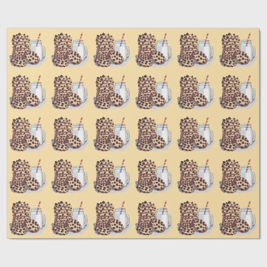 Emotionale Support-Cookies Geschenkpapier (Flach)