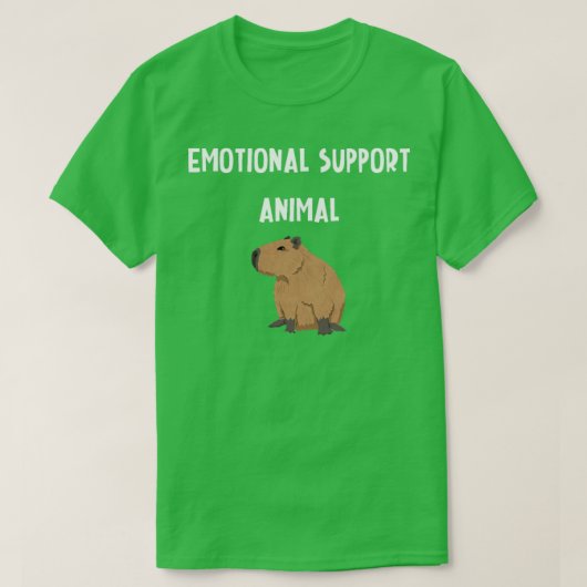 Emotionale Unterstützung Animal Capybara Shirt Tre (Design vorne)