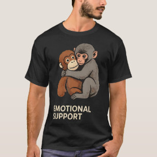 Emotionale Unterstützung Baby-Affe T-Shirt