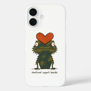 Emotionale Unterstützung Beardie Bartagame Kunst iPhone 16 Hülle