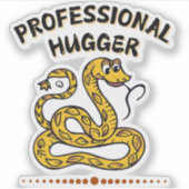 Emotionale Unterstützung: Coils Edition 🐍 Aufkleber (Vorderseite)