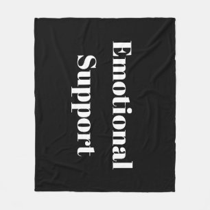 Emotionale Unterstützung Fleecedecke