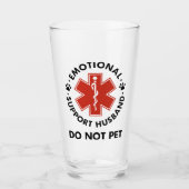 Emotionale Unterstützung für Ehemann nicht Haustie Glas (Vorderseite)