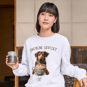 Emotionale Unterstützung Kaffee Niedliche psychisc Tri-Blend Shirt