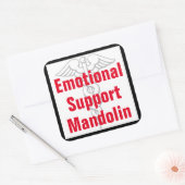 Emotionale Unterstützung Mandolin - Funny Sticker (Umschlag)