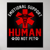 Emotionale Unterstützung Mensch nicht Begleiter-Se Poster (Vorne)