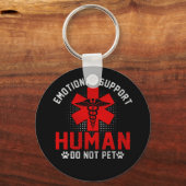 Emotionale Unterstützung Mensch nicht Begleiter-Se Schlüsselanhänger (Vorderseite)