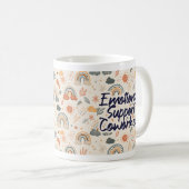Emotionale Unterstützung Mitarbeiter Tasse. Cowork Kaffeetasse (VorderseiteRechts)