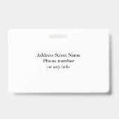 Emotionale Unterstützung Tier ESA ID Foto Abzeiche Ausweis (Rückseite)