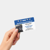 Emotionale Unterstützung Tier-ID-1-Foto-Option Ausweis (Handheld)