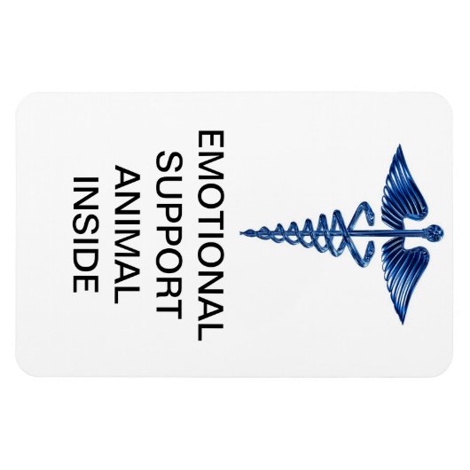 Emotionale Unterstützung Tier im Magnet (Horizontal)