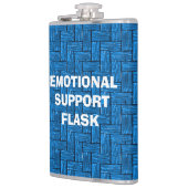 Emotionale Unterstützung Türkisfarbener Flasche Flachmann (Links)