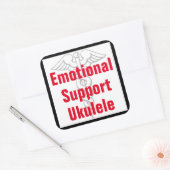Emotionale Unterstützung Ukulele - Funny Sticker (Umschlag)