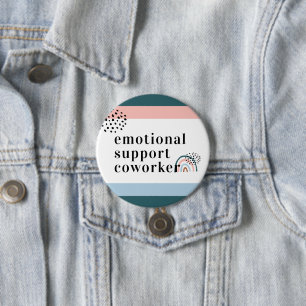 Emotionale Unterstützung   Work Bestie Coworker Gi Button