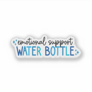 Emotionale Unterstützungs-Wasserflasche – Hydratat Aufkleber