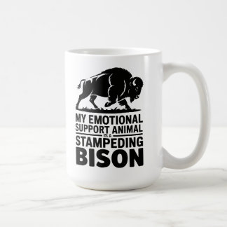 Emotionale Unterstützungsbisons Neurodiverter Humo Kaffeetasse