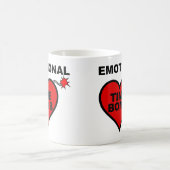Emotionale Zeitbombe — Funny Mug oder Reiseumarmun Kaffeetasse (Mittel)