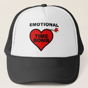 Emotionale Zeitbombe Lustige Ballkappe Trucker-Müt Truckerkappe