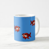 Emotionaler Fisch-Kaffee-Tasse Kaffeetasse (VorderseiteRechts)