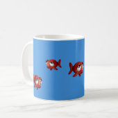 Emotionaler Fisch-Kaffee-Tasse Kaffeetasse (Vorderseite Links)